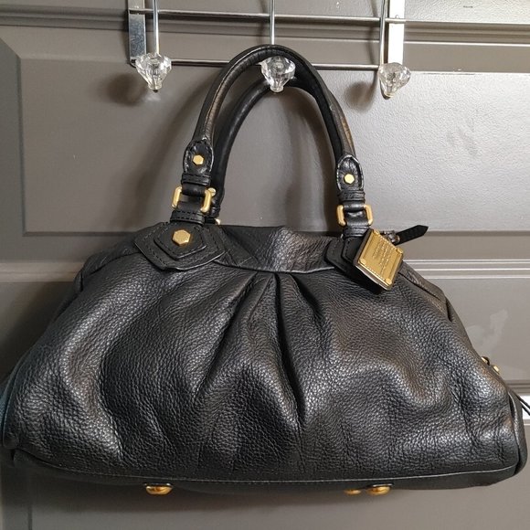 Authentic Classic Q Baby Groovee Satchel Marc by Marc Jacobs Black Leather - Picture 3 of 9